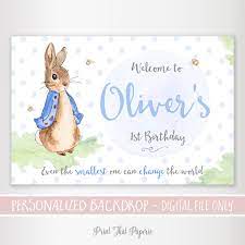 See more ideas about first birthday gifts, first birthdays, birthday gifts. Baby S First Birthday Gift 1st Birthday Girl Personalized Birthday Gift Kids Birthday Ornament Peter Rabbit Birthday Party Watercolor Home Decor Home Living