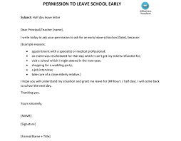 Employees choose to take sick days when the state of their physical health inhibits their work performance. Permission To Leave Early From Office Email Leave Text Messages