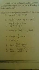 We did not find results for: 13 Sifat Logaritma Dan Pembuktiannya Brainly Co Id