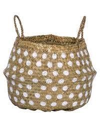 Wenko kosmetik treteimer retoro weiß edelstahl, 3 liter, edelstahl rostfrei. Seegras Aufbewahrungskorb Dots O39x32 In Natur Weiss Korb Aufbewahrungskorbe Aufbewahrung