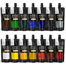 Wide Spectrum Of 24 Premium Opaque Colors Individual 12ml 0 4 Us Fl Oz Tubes Acmi Certified Safe Perfect Starter Set Can B Arteza Acrylic Paint Set Paint Set