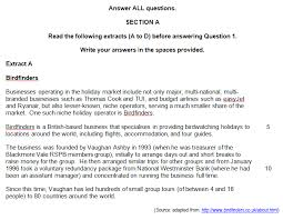 Practice Mock Paper For Edexcel A Level Business Paper 3 With Questions On The 2019 Context The Market For Holidays In The Uk And Abroad Apt Initiatives