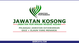 Jabatan pertanian negeri pahang tingkat 7 kompleks tun razak, bandar indera mahkota, 25200 kuantan. Kerja Kosong Jabatan Pertanian Negeri Kedah Ambilan Terkini