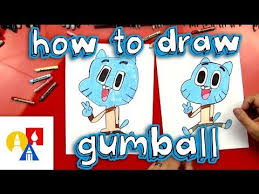 How To Draw Gumball Art For Kids Hub Art For Kids Hub Drawing For Kids Drawings