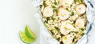 Papillotes De Petoncles Au Beurre A La Lime Recettes Ricardo Lime Butter Recipes Papillote