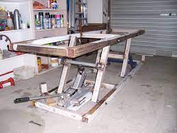 Homemade lift tables are made of everything from metal plates to pieces of wood. How To Build A Motorcycle Lift Unugtp