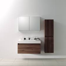 The variety of our bathroom vanity collections means there is something for everyone here. Lusso Stone Bagno Walnut Designer Bathroom Wall Mounted Vanity Unit 1000 Vanity Units