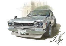 fairlady240zg illustration カーイラスト car illustration クルマの絵 楽天ブログ 車 絵 車のスケッチ 車 イラスト