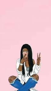 Girl Wallpaper Black Girl Art Black Girl Cartoon Black Girl Magic Art