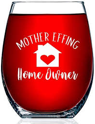 Make a space truly yours with bed bath & beyond's personalized gifts for the home. Housewarming Gifts Unique House Gifts For New Home Owner Funny First Time Home Owner Gift Ideas Mother Effing Homeowner 15 Oz Humorous Stemless Wine Glass For Men Women