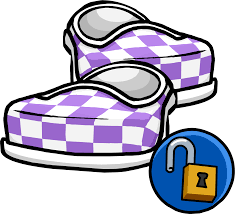 Log on to club penguin. Purple Checkered Shoes Id 16041 Club Penguin Wiki Fandom