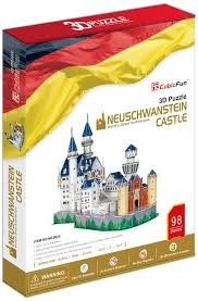 Neuschwanstein and other european castle models. 3d Neuschwanstein Castle Puzzle Toy Sense