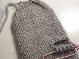 Autumn striped knitted fingerless thumb gloves arm warmer ladies womens mittens. How To Knit A Basic Mitten Part 2 Espace Tricot Blog