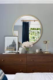 20 Ways To Style An Oversized Gold Round Wall Mirror Dresser Top Decor Bedroom Dresser Styling Decor