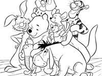 If you want colored picture to print then click print link for color. 530 Winnie The Pooh S Coloring Page Ideas In 2021 Coloring Pages Disney Coloring Pages Coloring Books