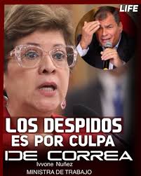 Dos realidades paralelas. La de los ecuatorianos y la del Supuesto  Presidente.