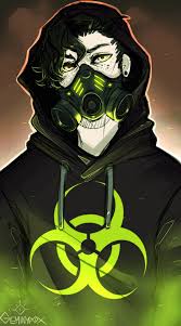 Tons of awesome anime boy mask wallpapers to download for free. Toxic Speedpaint By Gem1ny Anime Drawings Boy Character Art Anime Guys