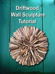 Make A Driftwood Wall Sculpture Driftwood Wall Art Driftwood Art Diy Wall Art Tutorial