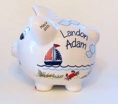 Piggy bank (sometimes penny bank or money box) is the traditional name of a coin container normally used by children. Pin On Glass Ornaments