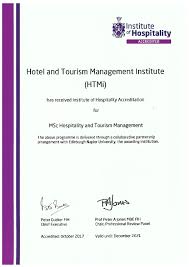 Gain experience and launch your career among industry influencers with the master of management in hospitality (mmh) program. Masters Msc Course At Htmi Receives Institute Of Hospitality Accreditation Htmi Switzerland