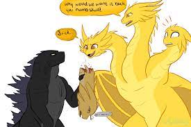 Le Art Godzilla Funny All Godzilla Monsters Kaiju Monsters