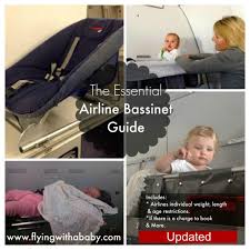 airplane bassinet seats a guide to airline bassinet seat