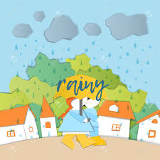 Sun and cloud illustration, weather forecasting rain, weather s, atmosphere, cloud png. Vector Characters Weather Forecast In Papercut Style Girl And Royalty Free Cliparts Vectors And Stock Illustration Image 101079700