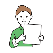 紙 ボードをもつ男性の線画イラスト フリーのイラスト素材集 ソコスト イラスト イラスト 線画 ピクトグラム