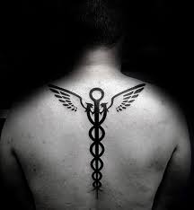 60 Caduceus Tattoo Designs For Men Manly Ink Ideas Caduceus Tattoo Wrist Tattoos For Guys Tattoo Designs Men