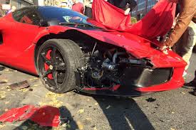 Ferrari lost its bid on friday to overturn sebastian vettel's time penalty which cost the german driver his first victory of the season at the canadian grand prix earlier this month. Updated Laferrari Crash Driver Loses Control In Budapest Hits 3 Parked Cars Autoevolution