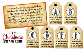 Creating a diy (do it yourself) escape room takes time once you have defined your theme, go on pinterest or google images and search for a dozen ideas of objects and characters. Diy Christmas Escape Room Plan Step By Step Instructions