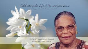 Celebrating The Life of Marie Agnes Rowe