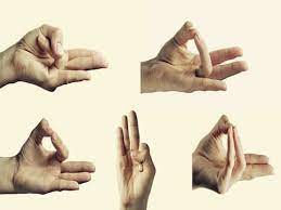 In buddhism, the mudras are associated with particular buddha poses (also known as an asanaor attitude), and how the hand is held can signify the difference from one pose to another (or from one celestial buddha to another in the mahayana and vajrayana. Try Out These 5 Hand Mudras To De Stress Anywhere Anytime The Times Of India