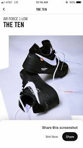 Off White X Nike Air Force 1 Black The Ten Fashion Clothing Shoes Accessories Mensshoes Athleticshoes Ebay Link Athletic Shoes Nike Air Force Shoe Laces
