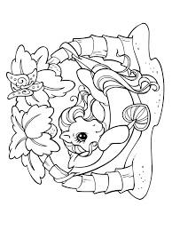 coloriage joli petit poney en vacances mon coloriages gratuits de chat noir