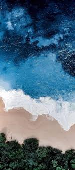 Ios 11 Iphone X Aqua Blue Water Beach Wave Ocean Apple Wallpaper Iphone 8 Clean Beauty Ocean Wallpaper Summer Wallpaper Wallpaper Iphone Summer