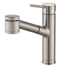 single handle pull out kitchen faucet