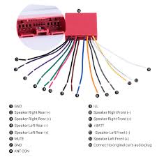 For easy installation of aftermarket car stereos, we suggest purchasing the wire harness that mates to the connector on this page. Buy Audio Cable Sound Wiring Harness Adapter For Mazda Family Old Mazda 6 Mazda 3 Mazda Premacy Old Mazda 323 In Stock Ships Today