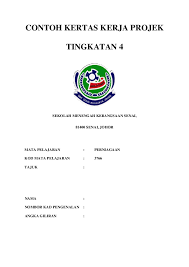 Contoh format surat perjanjian kontrak kerja untuk waktu tertentu (karyawan kontrak). Doc Contoh Kertas Kerja Projek Tingkatan 4 Baby Girl Academia Edu