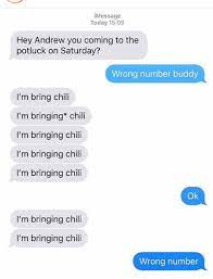 A meme emerged from this vine, which involves making use of the phrase, hi, welcome to chili's and/or creating images/videos derived from the original vine. I M Bringing Chili 9gag