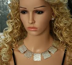 Traditionally Handmade 'cleo' Necklace. Bib Necklace, Collar Necklace.  Fully UK Hallmarked Sterling Silver. Artisan. Silversmith. Metalsmith