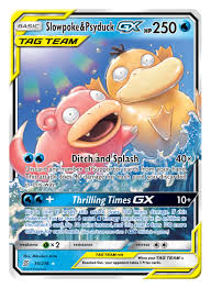 Psyduck in the jet black poltergeist pokémon trading card game set. Pokemon Tcg Director Explains Why The New Slowpoke Psyduck Tag Team Gx Card Is So Powerful Nintendosoup