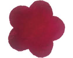 Wunderschöner gehäkelter bunter spielteppich mit blumen. Teppich Blume Rot 60x60 Cm Bei Hornbach Kaufen