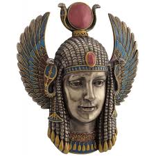 Maybe you would like to learn more about one of these? Egyptian Goddess Art Deco Wall Plaque