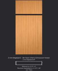 Veneer doors are modern wood panels ready for application to any exterior, which means the installation process is much simpler. 2 Mm Edgeband Quarter Sawn Cherry Echowood Veneer Taylorcraft Cabinet Door Company Cabinet Doors Kitchen Cabinet Styles Cabinet Door Style