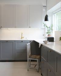 See more ideas about kitchen remodel, grey kitchens, kitchen design. Mix Of Greys A S Helsingo S Polar Grey And Feather Grey Ensio Doors Parasol Handles In Brass Built On I Kitchen Cabinet Design Kitchen Decor Kitchen Design