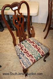 Classic living 7pc dining set (table, 4 side chairs & 2 arm chairs), created for macy's. Sold Price 7 Piece Solid Cherry Banded Queen Anne Dining Room Table With 6 Shell Carved Chairs And 2 Leaves By Thomasville Furniture Invalid Date Edt