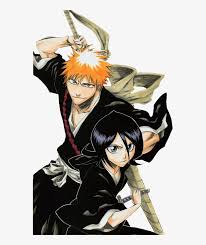 Ichigo And Rukia Render 2 By Blackredbear-d4lmp5l - Bleach Manga Ichigo  Color - Free Transparent PNG Download - PNGkey