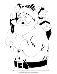 Includes images of baby animals, flowers, rain showers, and more. Santa Claus Coloring Page Free Printable Pdf From Primarygames