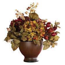 Silk arrangements are manufactured using synthetic materials, such. Autumn Hydrangea W Round Vase Silk Specialties